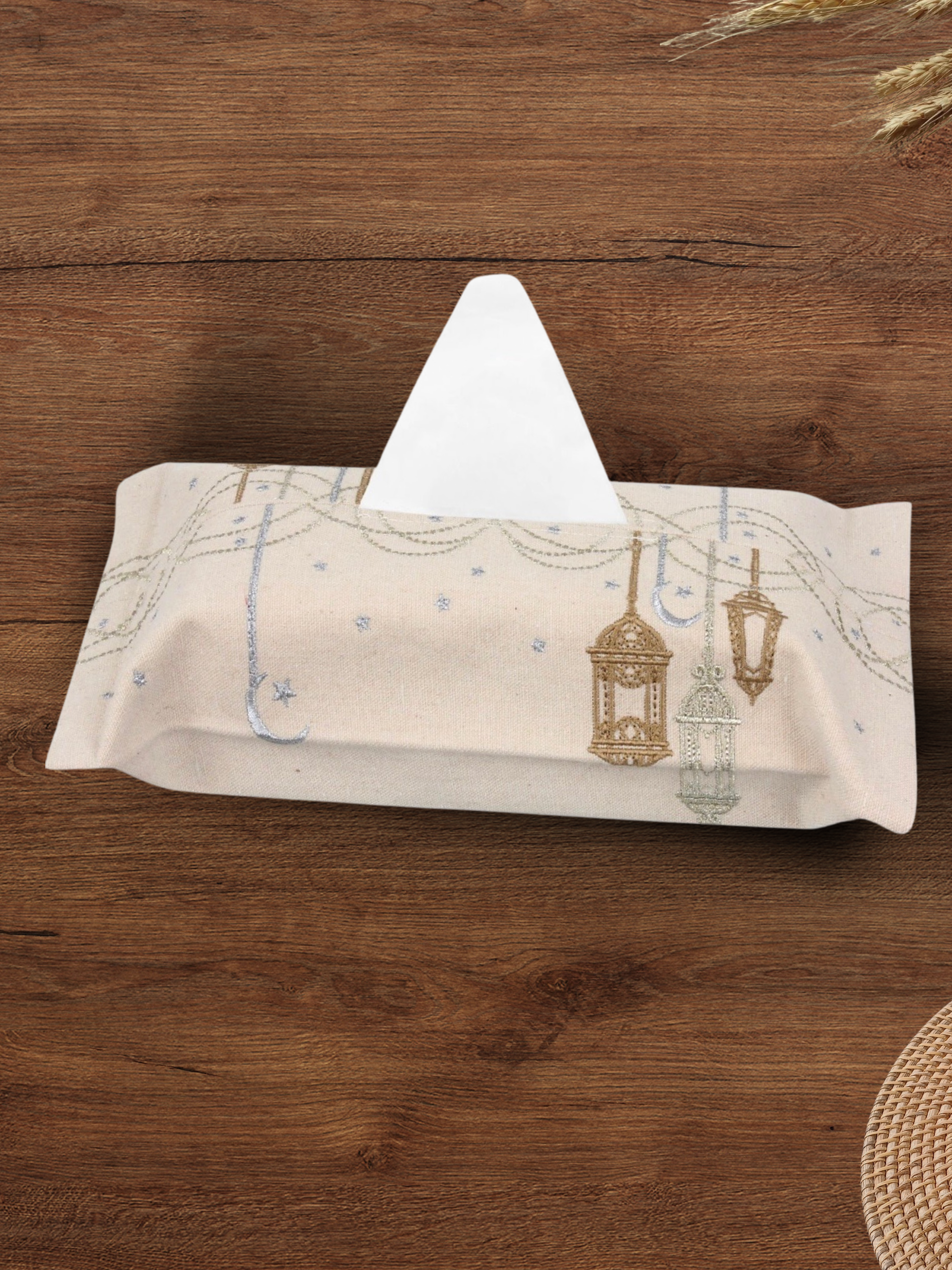 Gilded Lanterns - Tissue Box Cover