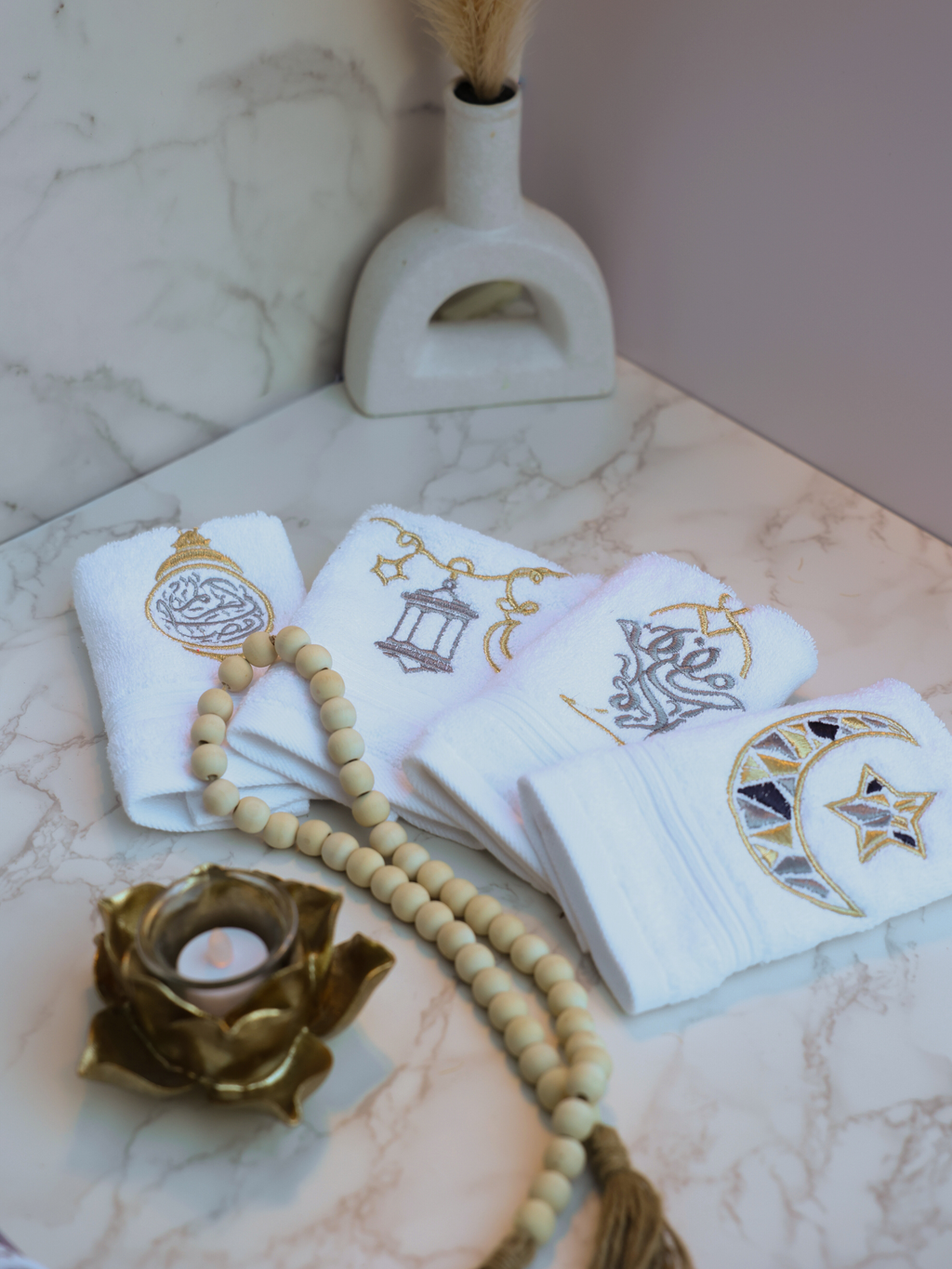 The Noor Collection - Set of 4 Wash Towels