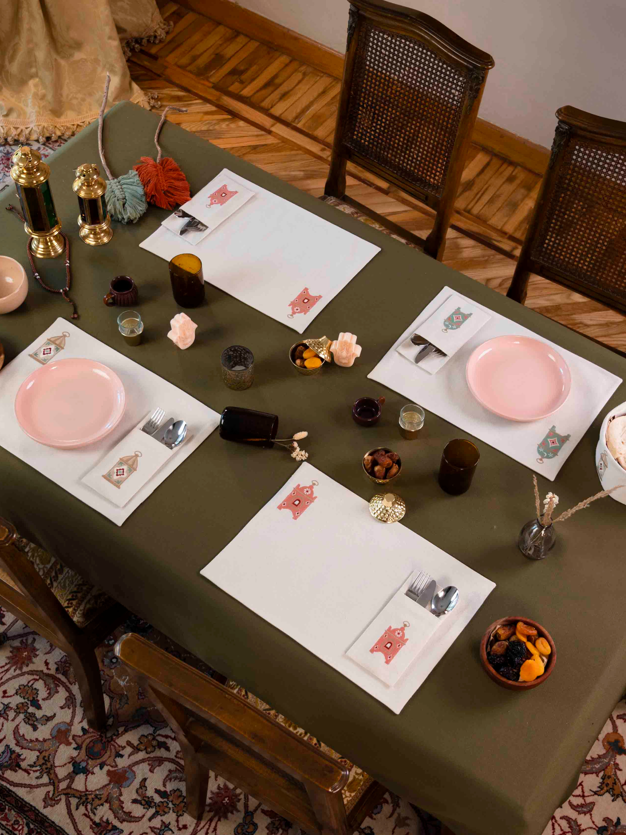 Aurora Lanterns - Set of 6 Placemats