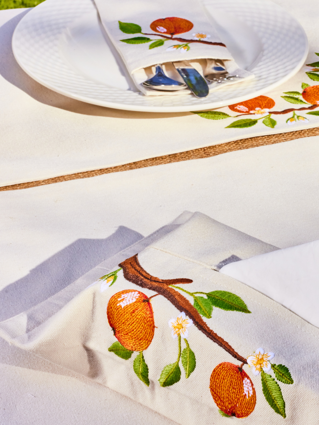 Citrus Grove - Set of 6 Cutlery Pocket Napkins