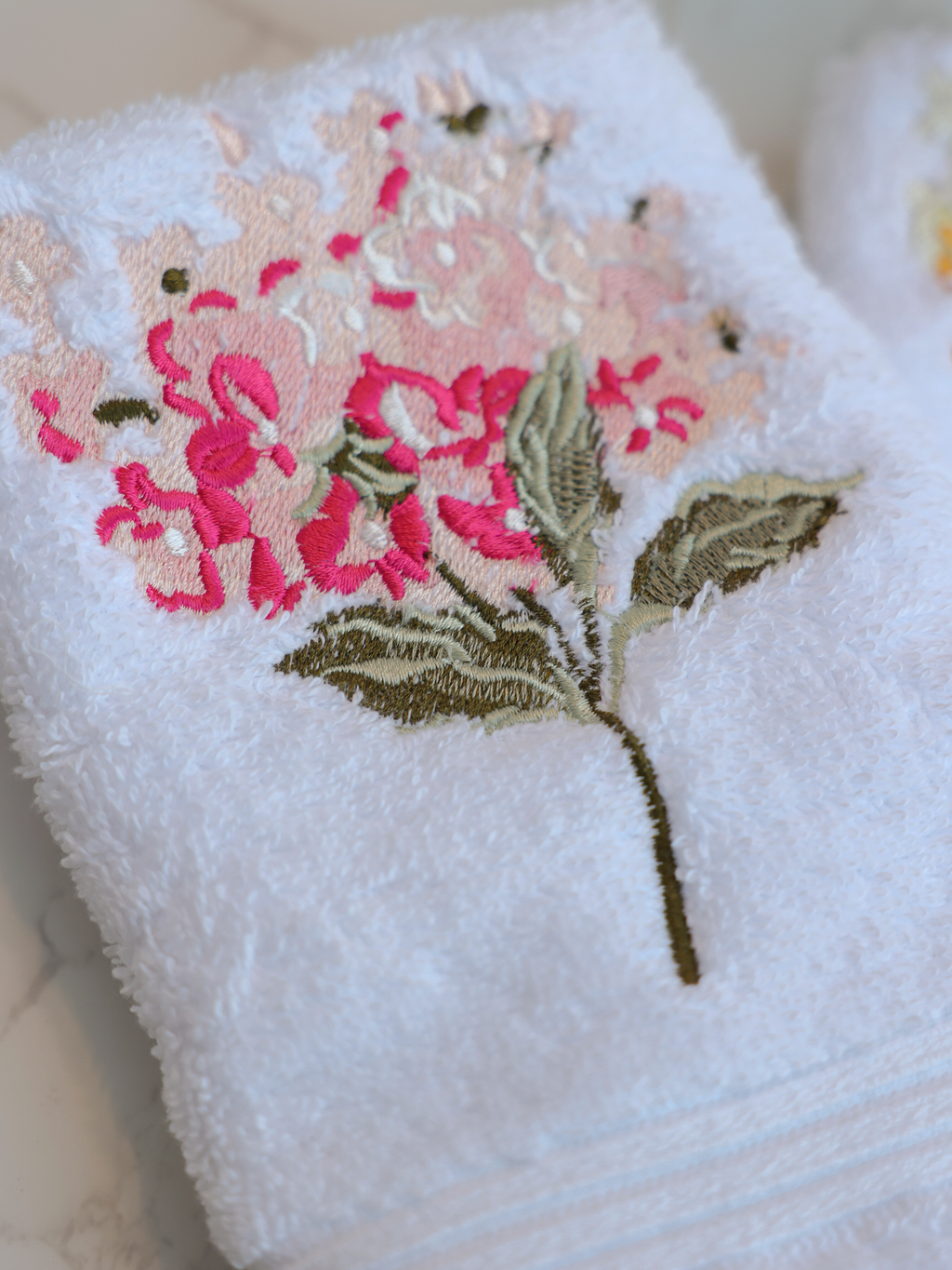 Sunrise Hydrangea - Set of 3 Wash Towels