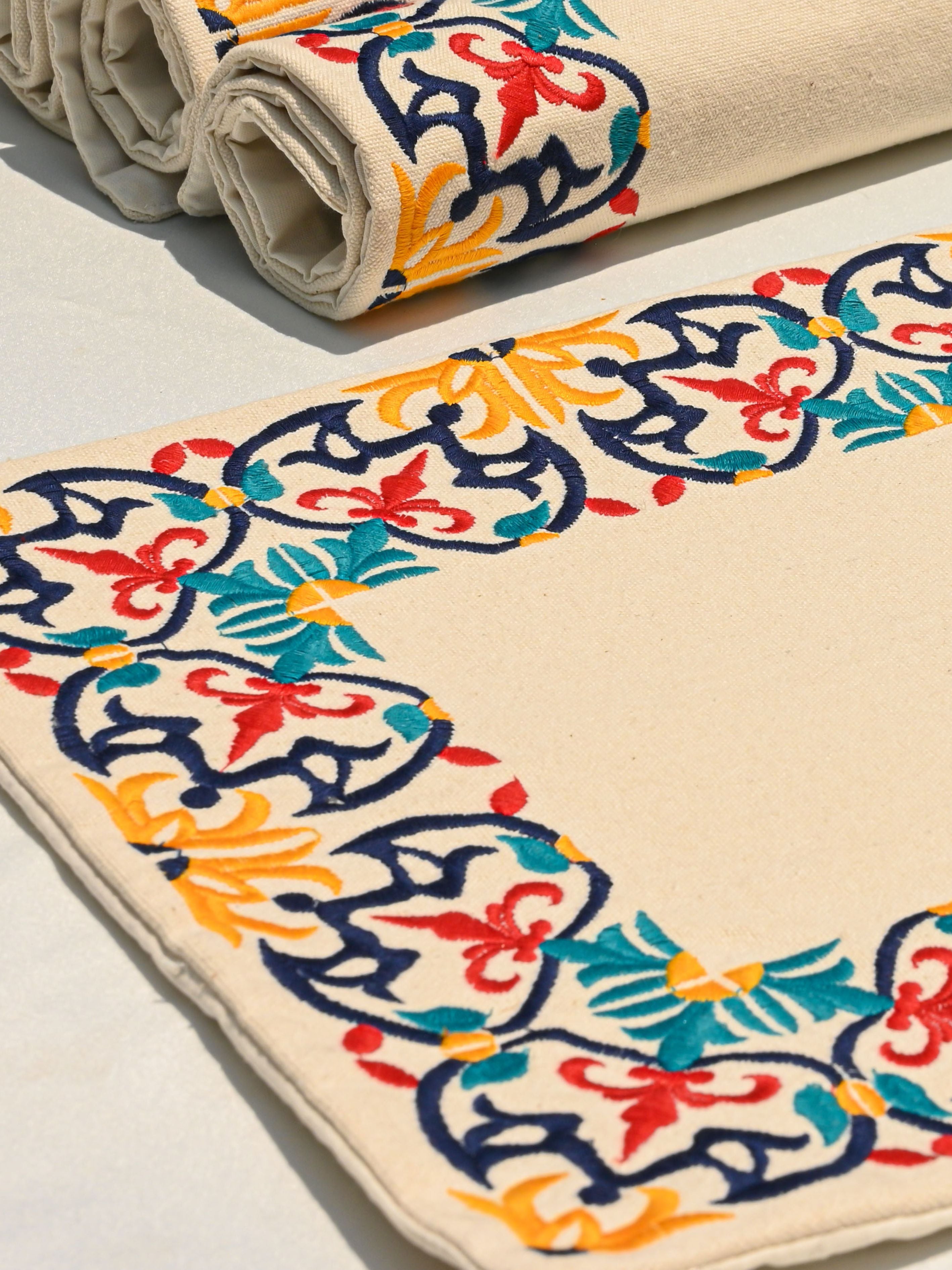 Flor de Mediterra - Set of 6 Placemats